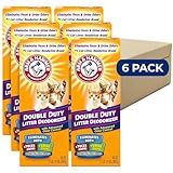 ARM & HAMMER Cat Litter Deodorizer Double Duty, 30 oz, 6 Pack