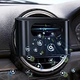 Mini Car Air Purifier Ionizer - 100% Filterless Portable with Dual-Action Plasma Tech for Smoke, Pet & Food Odors - Silent & Compact - Clips onto Any Car Vent - Car Deodorizer by Yakry