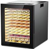 Food Dehydrator for Jerky, 12-Trays Stainless Steel, 850W Electric Dehydrator Machine with 10 Presets, Adjustable Timer, Temperature Control, Digital Food Dryer for Herb, Dog Treats,Meats & Veggies