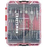 CRAFTSMAN Drill Bit Set 60 Pieces, Impact Driver and Screwdriver Bit Set , Includes Nut Drivers (CMAF1260)