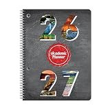 Monthly Planner 2026-2027 Middle & High School, Boulder Cover, 6.625" x 9"