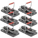 Victor Humane Mouse Traps M393SSR - Easy Set Reusable Mouse Trap - Pack of 6
