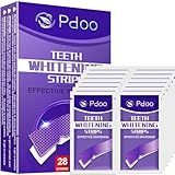 Purple Teeth Whitening Strips 14 Treatments - 14 Days Treatment with Non-Slip & Enamel-Safe & No-Sensitivity, Teeth Whitening Kit for Coffee, Wine Stains Removal Fastly (28 Strips - Purple)