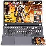 Moxalc 15.6" Laptop Computer, 8GB DDR5 RAM 256GB SSD AMD Ryzen R3 3200U(up to 3.5 GHz) Laptop, 360° Yoga FHD IPS sRGB Touchscreen 2 in 1 Notebook Win 11 Pro Office Suite 2.4&5G WiFi 5 BT 5.0 USB 3.0