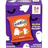Goldfish Halloween Cheddar Cheese Crackers Multipack, 24 Pack