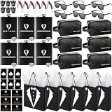 Rigibright 60 Pcs Groomsmen Gifts Set of 6 for Wedding Best Man Gift