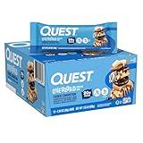 Quest Nutrition Overload Protein Bars, Cookie Commotion, 20g Protein, 1g Sugar, 3g Net Carbs, Gluten Free, 12 Count
