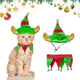 PetGear Xmas Elf Dog & Cat Costume - Christmas Pet Cosplay Clothes - Gnome Dress Up Accessories - Winter Holiday Apparel for Cats & Puppies (S)