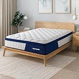 Vurawq 12 Inch Full Size Hybrid Mattress, Fiberglass Free, Gel Memory Foam & Individual Pocket Coils, Soft Plush Support for Back Pain Relief, CertiPUR-US Certified, Bed Mattress in a Box
