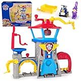 PAW Patrol: Air Rescue, Pup Squad Adventure Bay Airport Playset, with Chase Toy Car & PAW Patrol Vehicle Launcher, Kids Toys for Boys and Girls 3+