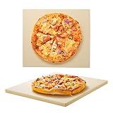 Unicook 13" x 13" Square Pizza Stone for Oven Grill, Baking Stone for Bread