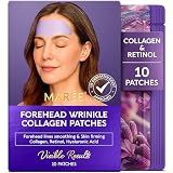MAREE Forehead Wrinkle Patches – Collagen Wrinkle Patches with Retinol & Hyaluronic Acid for Face Lift – Fine Lines Deep Forehead Wrinkles Treatment Remover – Face Tape for Wrinkles Between Eyebrows
