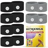 HIONXMGA 6 Pairs Motion Sickness Bands – Natural Anti Nausea Acupressure Wristbands for Morning & Motion Sickness Relief – Ideal for Car, Cruise & Flight Travel – for Adults and Kids