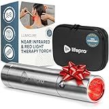 LifePro Infrared & Red Light Therapy for Body Joints & Muscles Wellness Support, Portable Red Light Therapy Device, Near Infrared Light Therapy for Body & Face - Use 3 wavelengths