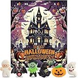 Halloween Candy Advent Calendar 2025, 30 Day Countdown, Individually Wrapped Gummies, 10.58 Ounces