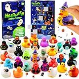 JOYIN Halloween Advent Calendar 2025 with 31PCS Rubber Duck, 31 Days Halloween Countdown Calendar with Surprise Toy for Kids Girls Boys Teen Party Favor Supply, Trick or Treat Classroom Prizes Gift