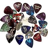 Fender Premium 24 Pack Picks Sampler - Includes Thin, Medium & Heavy Gauges (Austin Bazaar Exclusive)