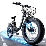 GOKEEP 1800W Foldable Electric Bike for Adults, UL2849 Certified