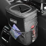 HOTOR Car Trash Can, Compact Waterproof Organizer, Leak-Proof Bin, 2-Gallon