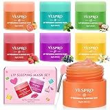 6 Pack Lip Sleeping Mask-Overnight Deep Hydrating Treatment for Dry Lips