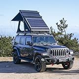 Arctwonder Rooftop Tent Hard Shell with Winter Thermal Layer,Solar Panel Roof top Tent Hardshell Suitable for Jeep SUV Truck Van,Camping Car 2 Person