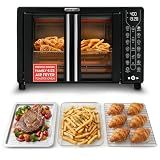 Gourmia Toaster Oven - 6-Slice Capacity, Digital Display, Black