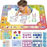 Water Doodle Mat 32 x 24 Inch Kids Water Painting Writing Drawing Mat Toy