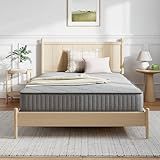Novilla Hybrid Mattress, 6 Inch Mattress Queen Size in a Box with Steel Coils & Gel Memory Foam for Pressure Relief & Body Support & Cool Night Sleep, CertiPUR-US Certified Queen Mattresses for Kids
