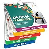 Air Fryer Cheat Sheet Magnets Cooking Guide Booklet - Air Fryer Cookbooks - Air Fryer Liners - Air Fryers Kitchen Gifts Gadgets 2026 - Air Fryer Accessories Cooking Guide - Valentine Gifts for Women