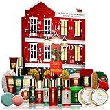 Advent Calendar 2025 Adult Women – 24pc Beauty & Spa Christmas Advent Calendar for Teen Girls – Limited Edition Bath & Body Gift Set – Makeup & Skincare Countdown Calendar