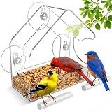 Window Bird Feeders with Strong Suction Cups, as a Bird Watching Gift
