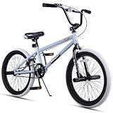 vollsch Freestyle BMX Bikes 20 Inch Kids Bicycle for 8-15 Years Old Teens, Boys, Girls, Beginner-Lever Riders, Slate Grey