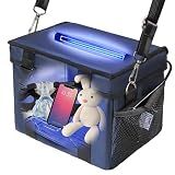 uvcoolplunge UV Sanitizer Box, 12L Ozone Portable Sanitizing and Cleaning Machine with 3-Level Timer, Foldable UV Cleaner Box for Toys, Mask, Towel, key Etc. UV Boxes with Ozone