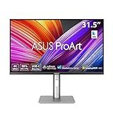 ASUS ProArt Display 32” (31.5" viewable) Professional Monitor (PA329CRV) - IPS, 4K UHD (3840 x 2160), 98% DCI-P3, Color Accuracy ΔE < 2, Calman Verified, USB-C PD 96W, Daisy-Chain, VESA DisplayHDR400