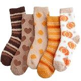 Fuzzy Socks for Women Fluffy Cozy Slipper Socks Fall Halloween Socks Gifts