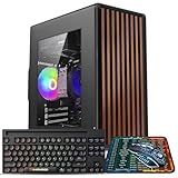 Desktop Computer Tower PC, Intel Core i7-4770-3.4GHz, 16GB DDR3 RAM, 512TB M.2 SSD Hard Drive, RGB Fan x 3, Wi-Fi 6.0, USB 3.0, HDMI, Windows 11 Home or Office