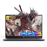 MALLRACE 2025 Laptop,15.6-inch IPS with Windows 11 PRO Laptop with Quad-Core N95(Up to 3.4GHz),16GB DDR4 512GB SSD,Metal Shell, BT5.0, 5G WiFi, USB3.2, Type_C, Webcam, 38Wh Battery