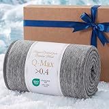 Bedsure Silky Soft Cooling Throw Blanket for Hot Sleepers, Picnic Camping Essentials Summer Cold Blanket for Couch, Rayon Derived from Bamboo Lightweight Bed Cooling Travel Outdoor Cool Throw, 50x70