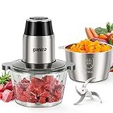 Ganiza Food Processors with 2 Bowls, 450W Meat Grinder Vegetable Chopper