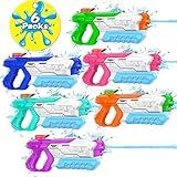 Quanquer Water Gun for Kids Adults - 6 Pack Soaker Squirt Water Guns with High Capacity Long Shooting Range - Super Water Gun Pool Toys for Summer Swimming Beach Water Fighting