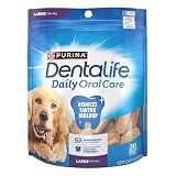 Dentalife Purina Daily Oral Care Dental Dog Treats for Large Dogs, 30 ct