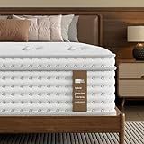 BedStory Medium Firm Queen Mattress 14 Inch, Hybrid Queen Size Mattress in a Box, Back Pain Relief, Luxury Pocket Spring Mattress, Fiberglass-Free, 365-Night-Trial, 10 Year Warranty