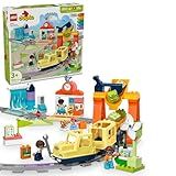 LEGO DUPLO Town Big Interactive Community Train Set - Learning Toddler Train Toy Playset for Boys and Girls, Ages 3+ - Gift Idea for Birthdays and Holidays - 10428