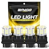 BANGO 3157 LED Bulb White Backup Reverse Light, 3156 3057 4157 Super Bright for Car LED Back Up Tail Brake Parking Lights, 4 Pack
