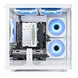 suevery Prebuilt Gaming Desktop Computer | 16G Memory | 512G SSD | AMD Ryzen5 6Cores 3.6G Up to 4.1G | RX 560 4G Graphics Card | Wi-Fi 6 | Gamer PC White