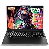 jumper 17.6 Inch Laptop, 4-Core N95 Processor, 16GB DDR5 RAM 640GB SSD, Windows 11 Laptops Computer with 100% sRGB IPS FHD Display, Office 365, Backlit Keyboard, WiFi 6, BT5.2, Type-C, Black