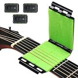 3pack Guitar String Cleaner, Fret Floss, Fretboard Cloth Tool Scrubber For Cleaning Maintenance Care Kit, For Guitar/Bass/Mandolin/Ukulele