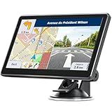 GPS Navigator for Car Truck RV, 7" Touchscreen GPS Navigation System, 2026 Map with Voice Guidance, Speed Alert, Red Light Warning, Custom Truck Routing, Free Lifetime Updates (Blue)