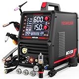 YESWELDER Multifunctional Welders Combo&Plasma Cutter, 6-In-1 MIG/Flux Core MIG/CUT/TIG/Stick/Spool Gun Compatible, 200A MIG/TIG/Stick & 50A CUT, 110V/220V MCT-520