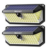 TECKNET 416 LED Solar Lights Outdoor Motion Sensor Waterproof 4200lm,2 Pack